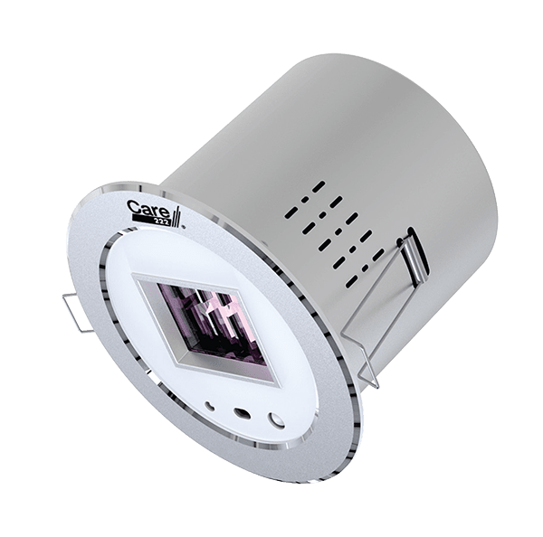 UV Innovations UVC light air purification technology available in new zealand for care222 range Downlight222 2