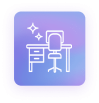 purple-icon-clean-workspace